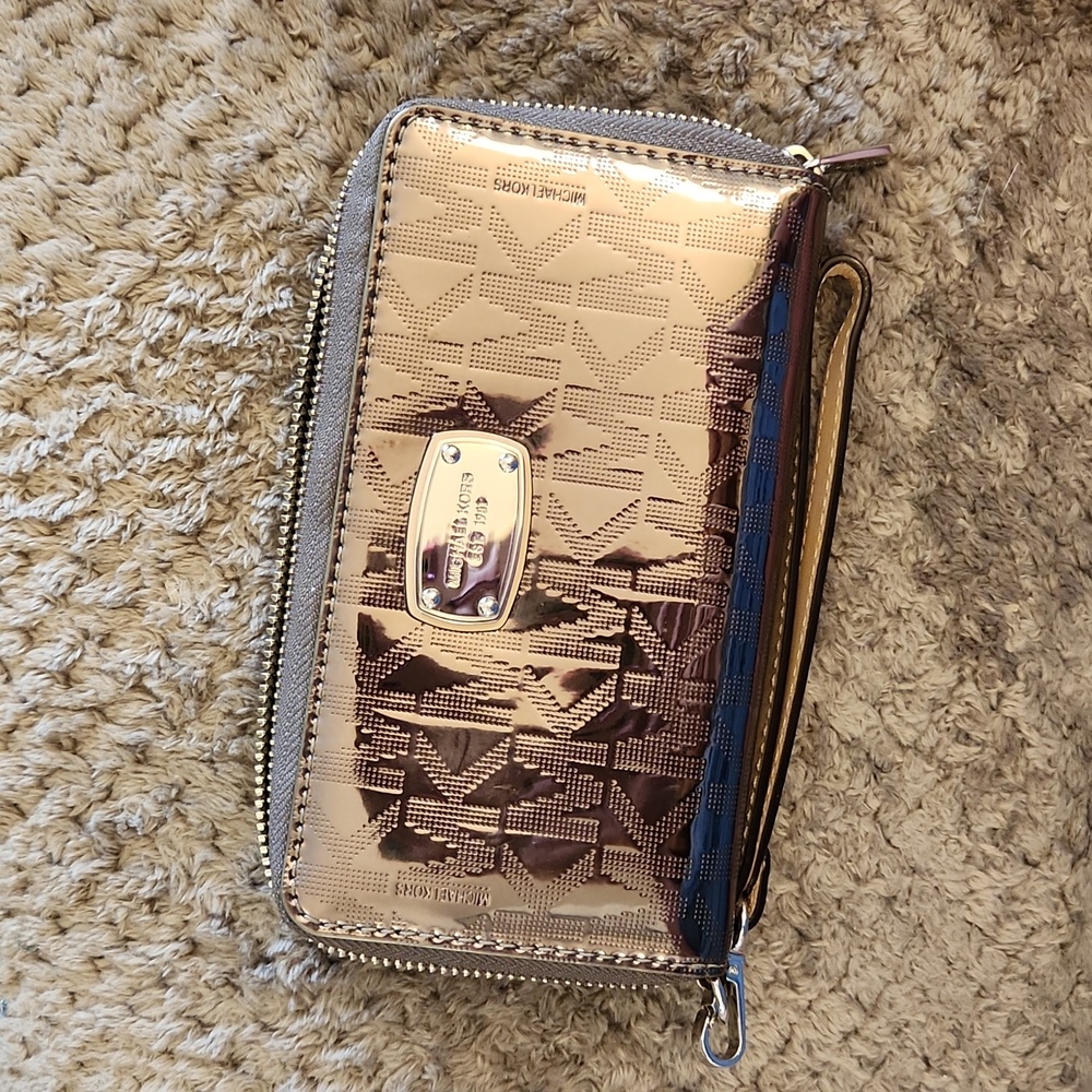 Michael kors jet set large flat  phone case wallet